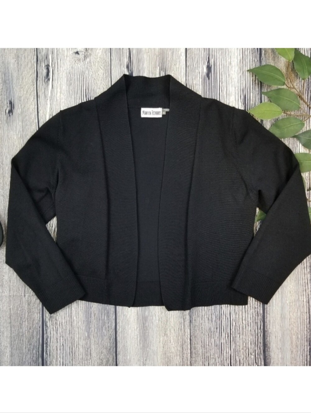 Marvin Richards Silk Blend Open Front Cardigan